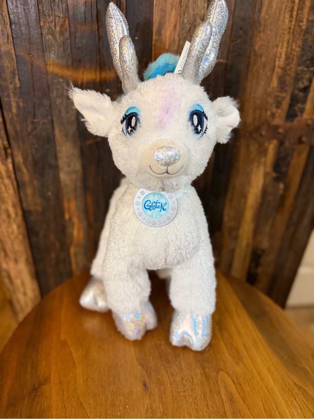 Build A Bear Glisten Snow Reindeer 2023 Plush 17” Silver Antlers Christmas